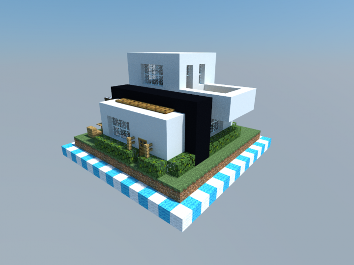 acre 1x1 chunk modern house minecraft project chunk size minecraft