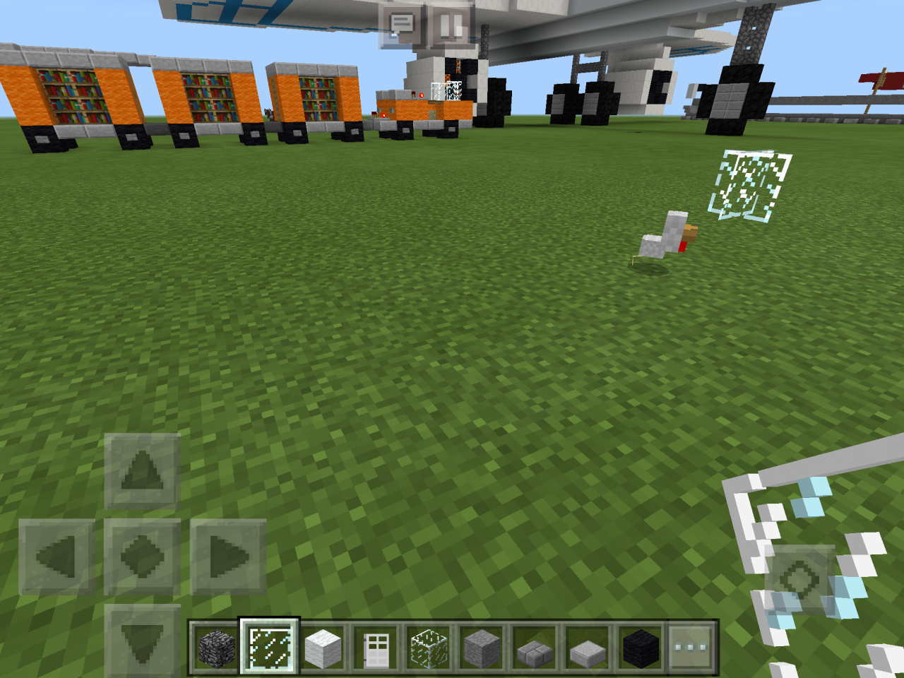 Airport luggage carts Minecraft Map