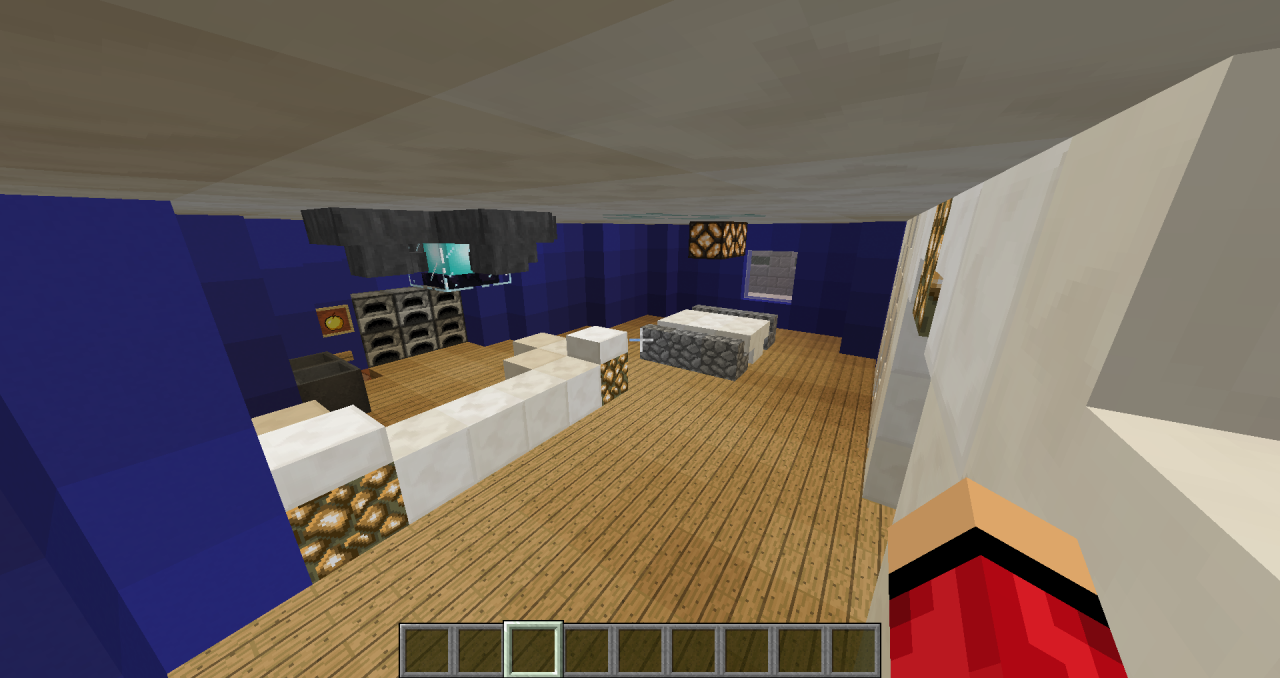 Command Block modern house Minecraft Map