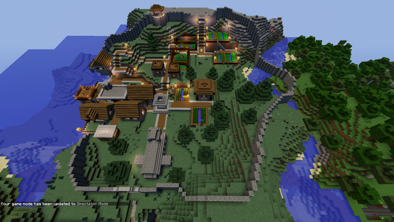 Remastered Oak Village Minecraft Map