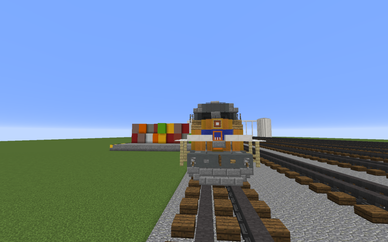 Freight Train Depot Crypto Railroad Minecraft Map