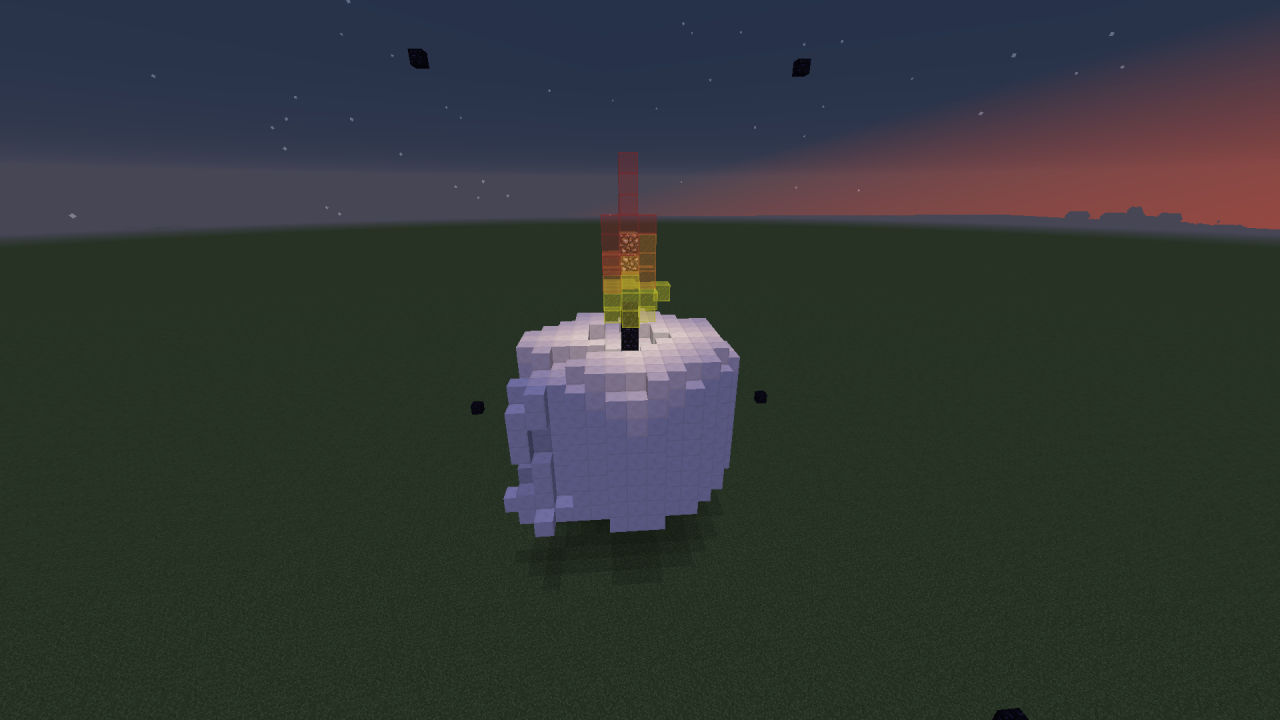 Skyring survival Island replacement Candle Minecraft Project