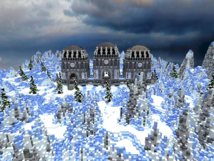 Frozen Grounds Large Spawn Minecraft Map