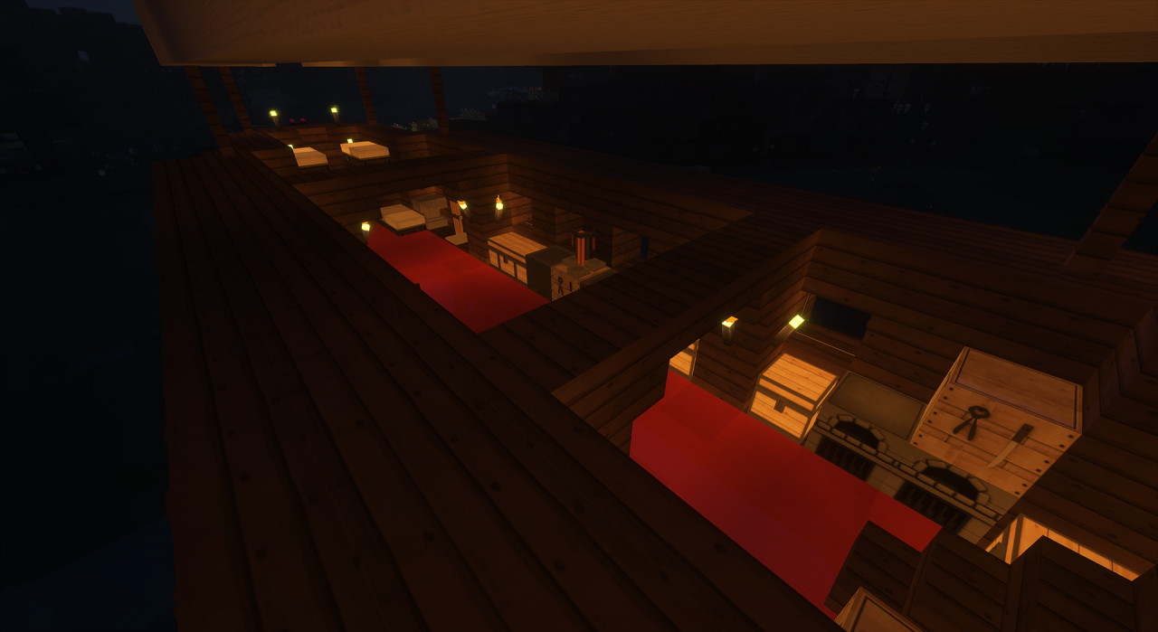 Survival Barge (boat) Minecraft Map