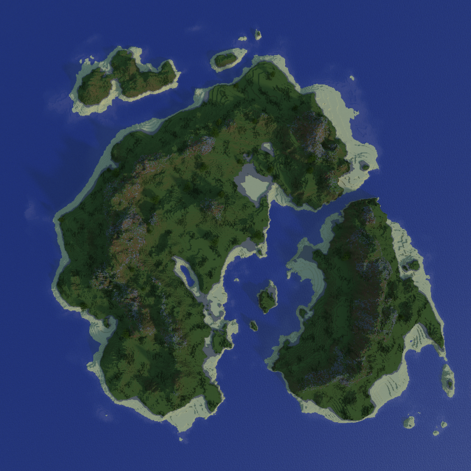 My first attempt at WorldPainter Minecraft Map