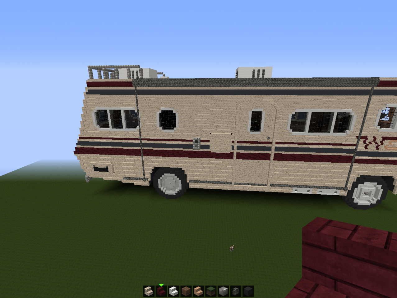 Huge 1980 Winnebago Chieftain MotorHome Minecraft Map