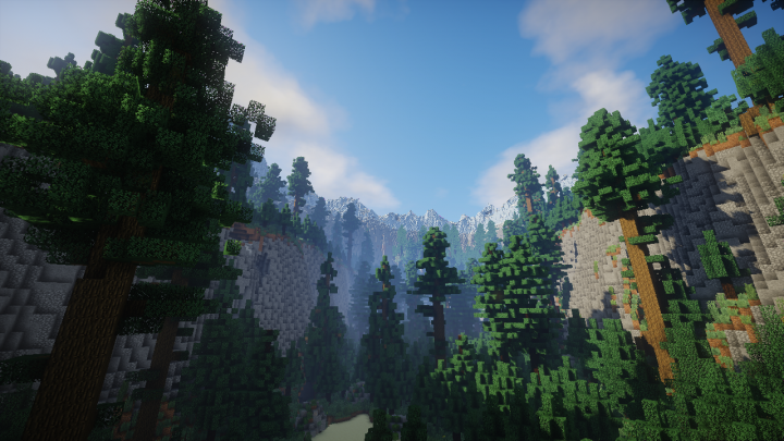 Taiga Cliffs : A Minecraft 2,500x2,500 Blocks Survival Map Minecraft Map