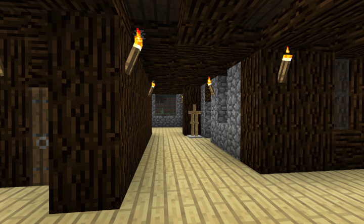 Evergreen House - a Timberframe Manor Minecraft Map