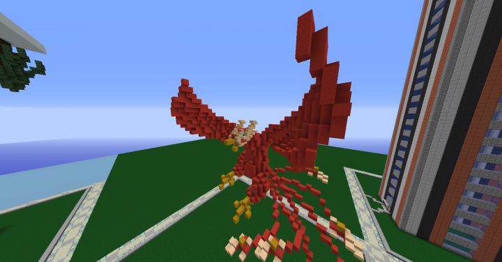 How To Make A Phoenix Banner In Minecraft Phoenix - Original Creation (Minecraft Schematic) Minecraft Map
