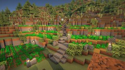 Terrace Farm Minecraft Map & Project