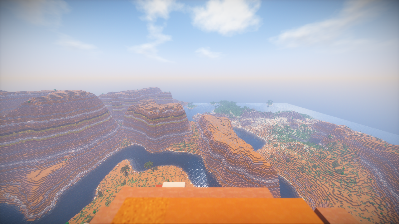 MESA BIOME by ClemsDX WorldPainter Minecraft Map