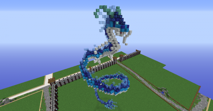 Water Dragon Minecraft Map