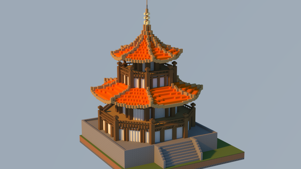 Chinese Style Building Minecraft Map Chinese Style Building Minecraft Map