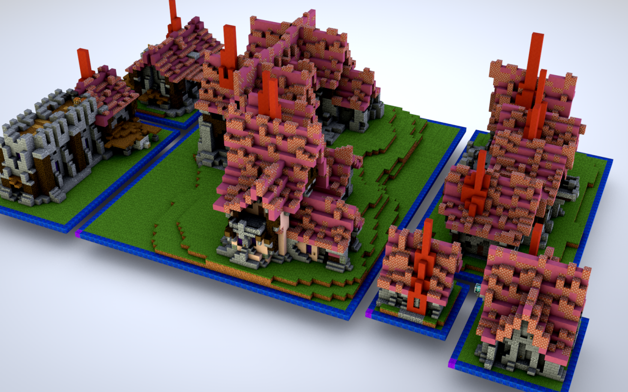Medieval Buildings Bundle Minecraft Map