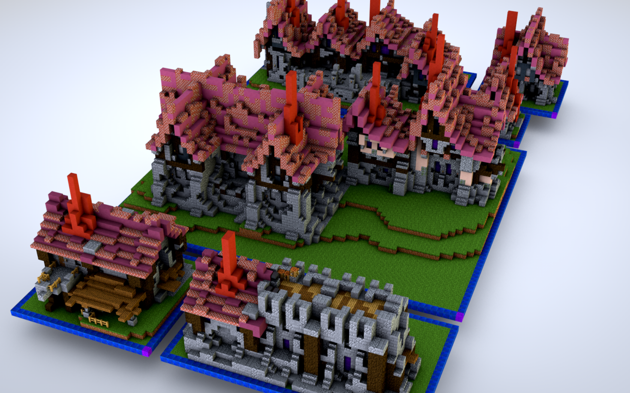 Medieval Buildings Bundle Minecraft Map