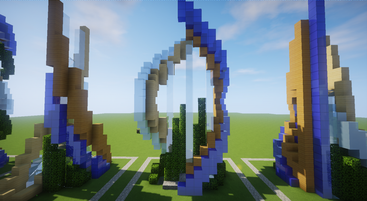 Futuristic Fountains Bundle (Download) Minecraft Map