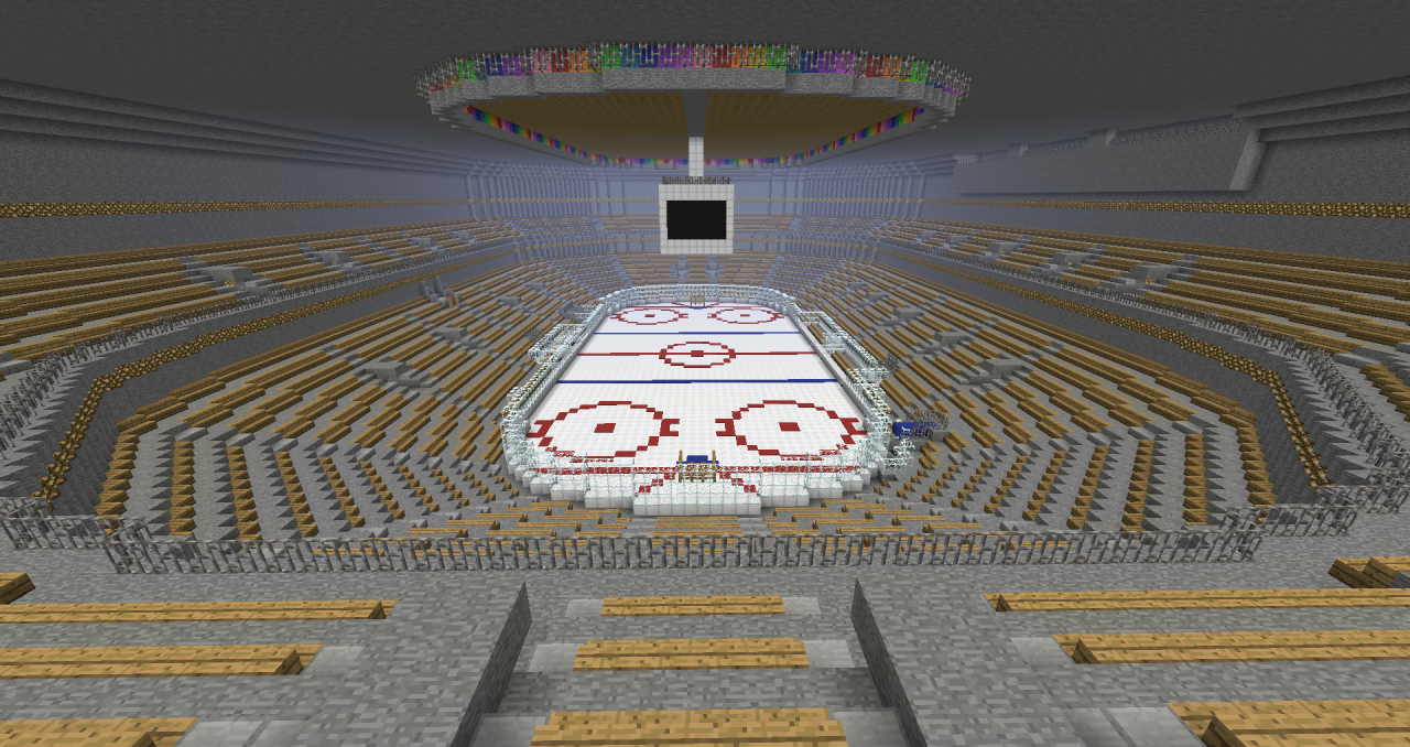 Memory Dome Minecraft Hockey Rink Minecraft Map