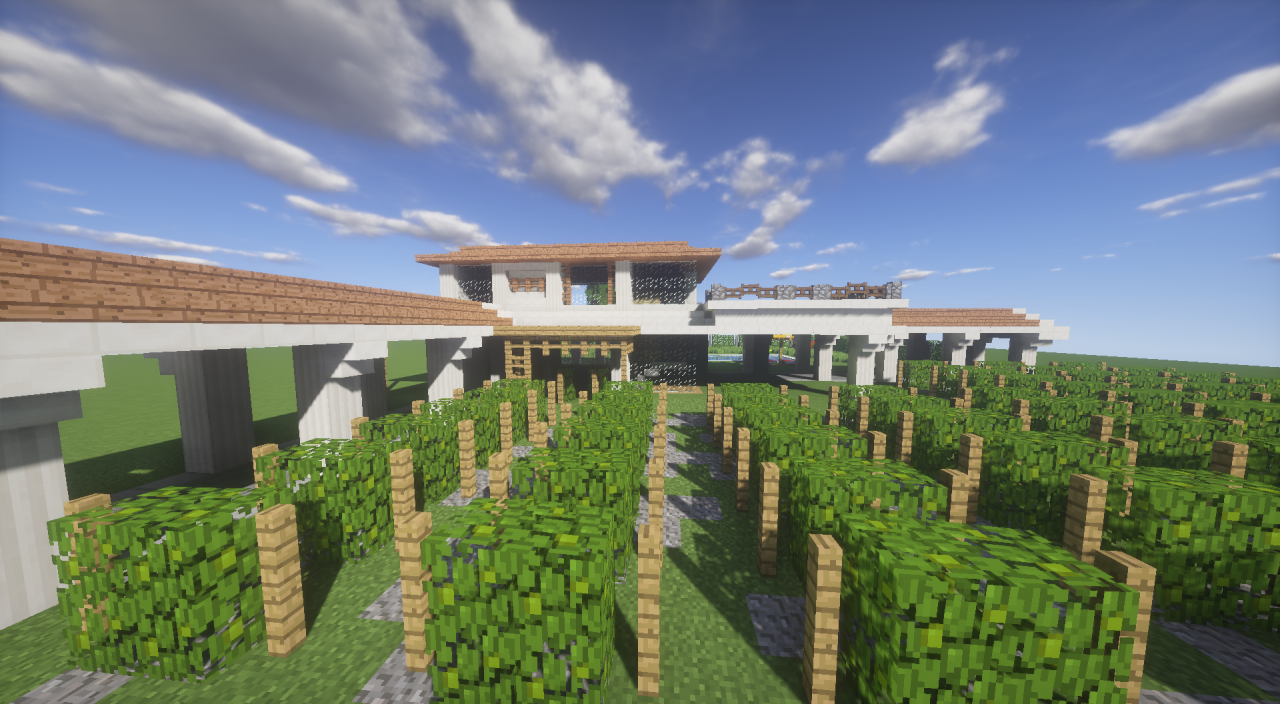 Minecraft wine house + cinematic shots 001 [Download] Minecraft Map