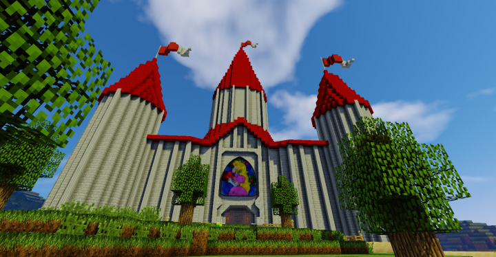 Princess Peach's Castle Minecraft Map