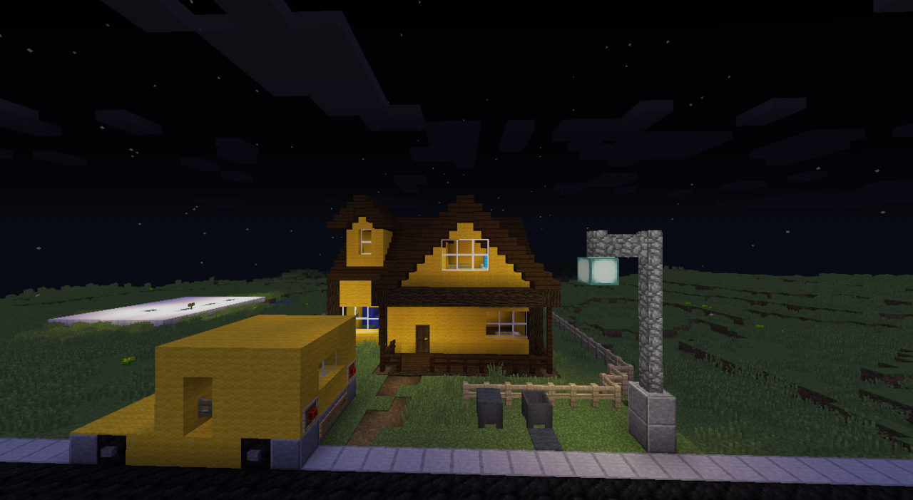Minecraft Hello Neighbor Custom House Minecraft Map