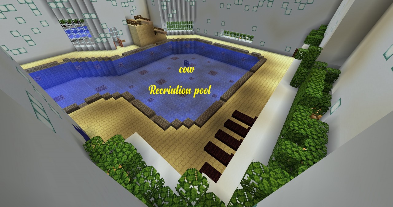 Sunny Swimming pool Minecraft Map