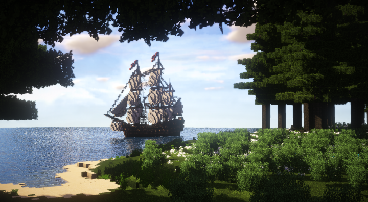 Tall Ship by RobotChrisMinecraft - Victorya II           Continuum Ultra Low Shader