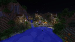 Small semi-modern town Minecraft Map & Project