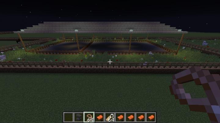 Two villages with Horse Stable and Arena Minecraft Map