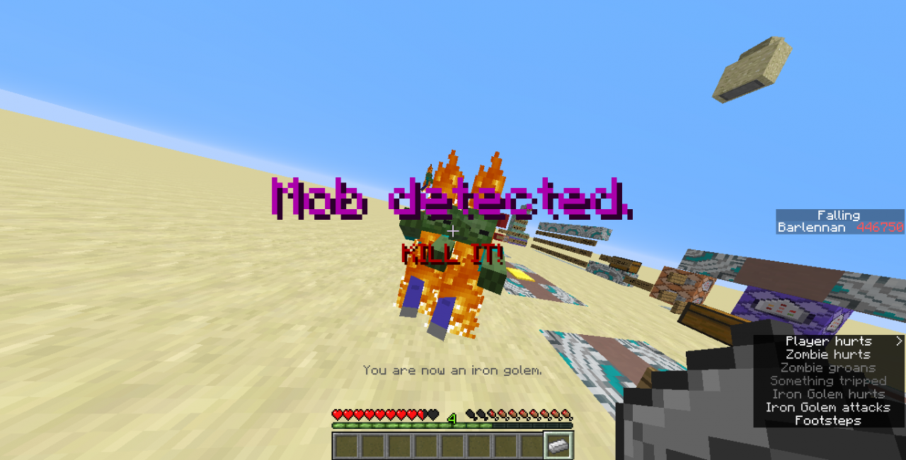 Iron Golem Powers Minecraft Map