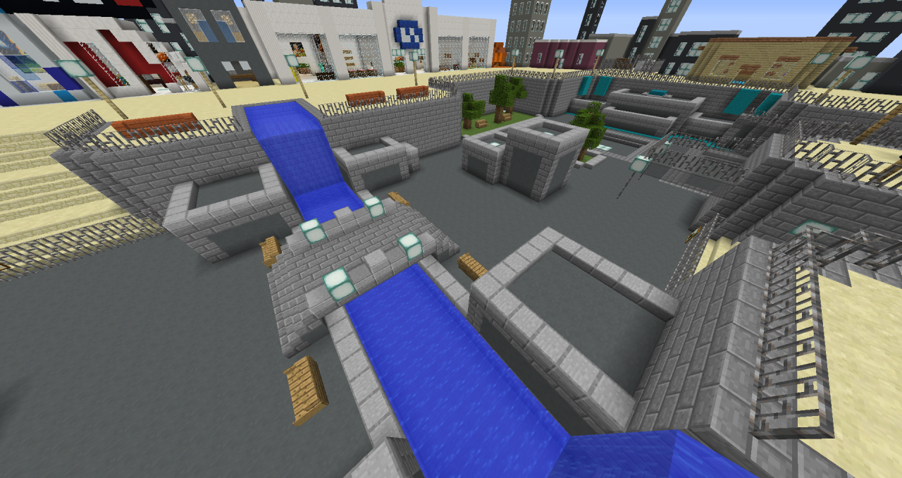 A Splatoon Map Concept Minecraft Map