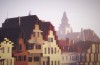 Stadtkirche with the timberframed houses of the Sonnenstrasse. All lost in the war.