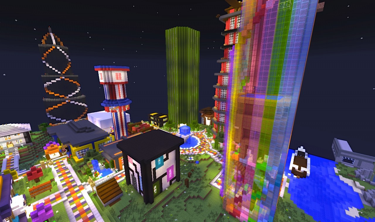 Rainbow Minecraft Map