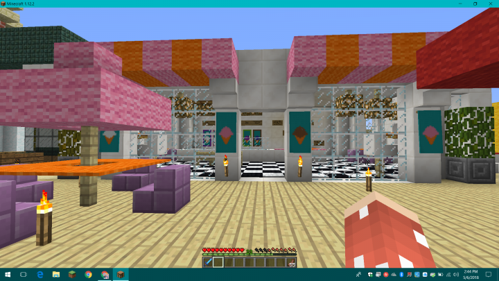Icecream Parlor Minecraft Map