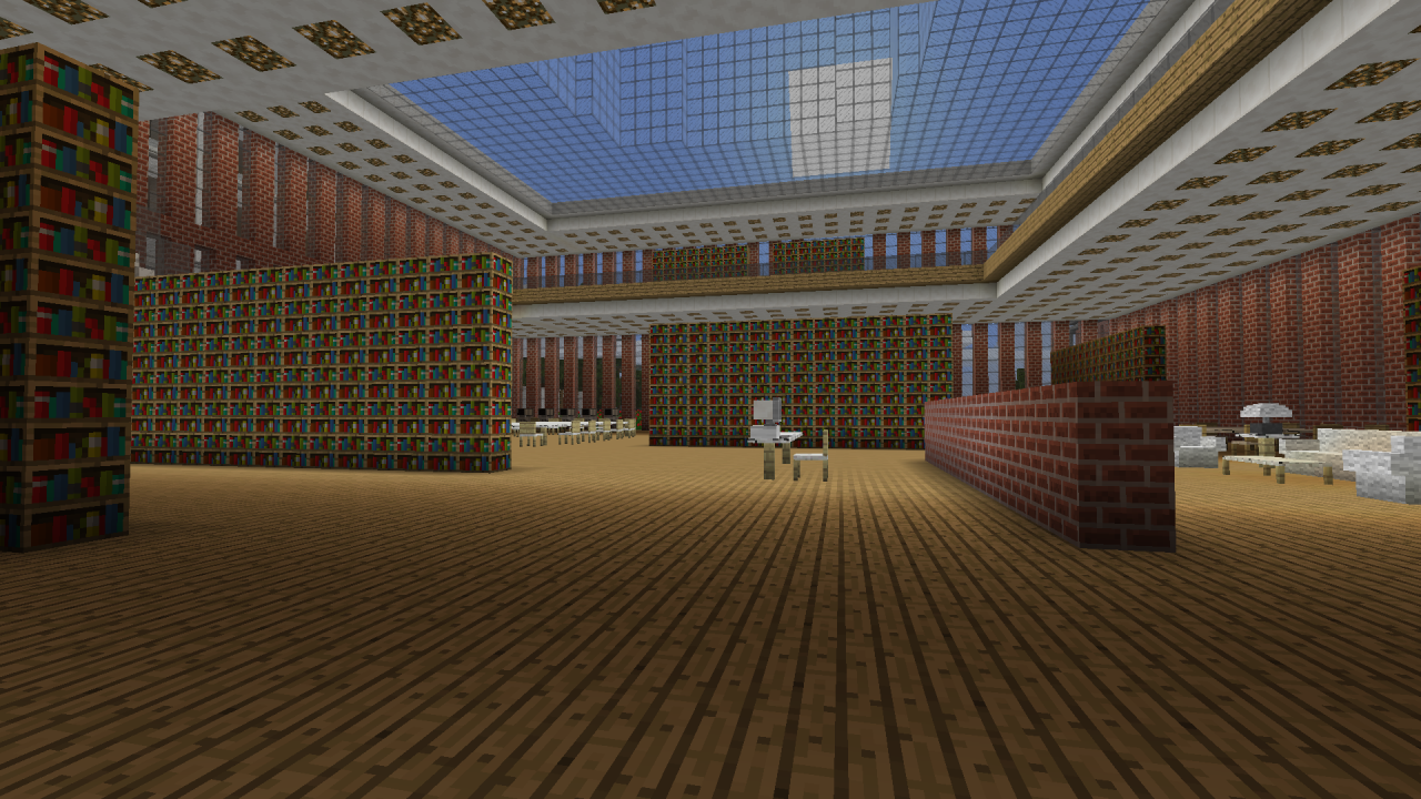 Classical Modern Library Minecraft Map