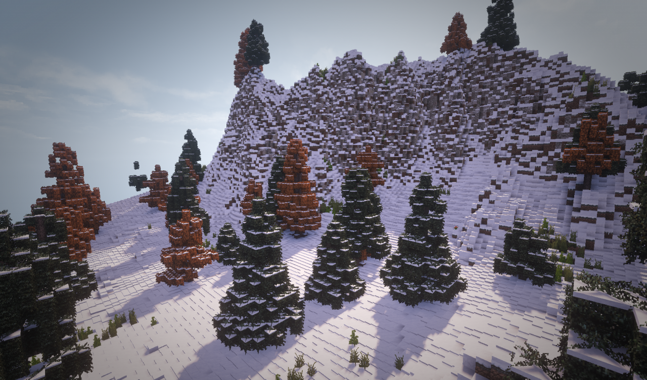 Snowy Mountains [ World Download] Minecraft Map