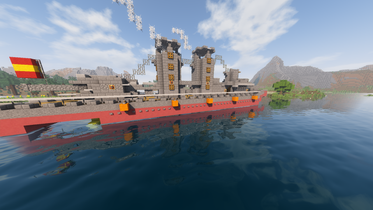 A simple military boat Minecraft Map