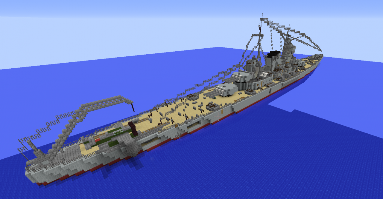 Heavy Cruiser Zao Minecraft Map