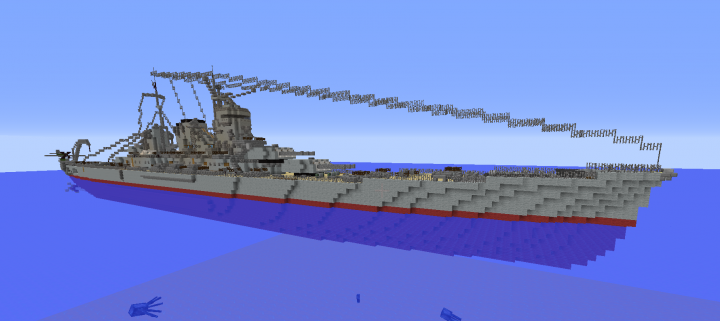 Heavy Cruiser Zao Minecraft Map