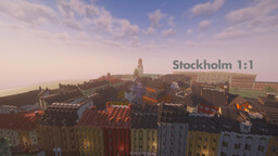 Stockholm 1:1 Minecraft Map & Project