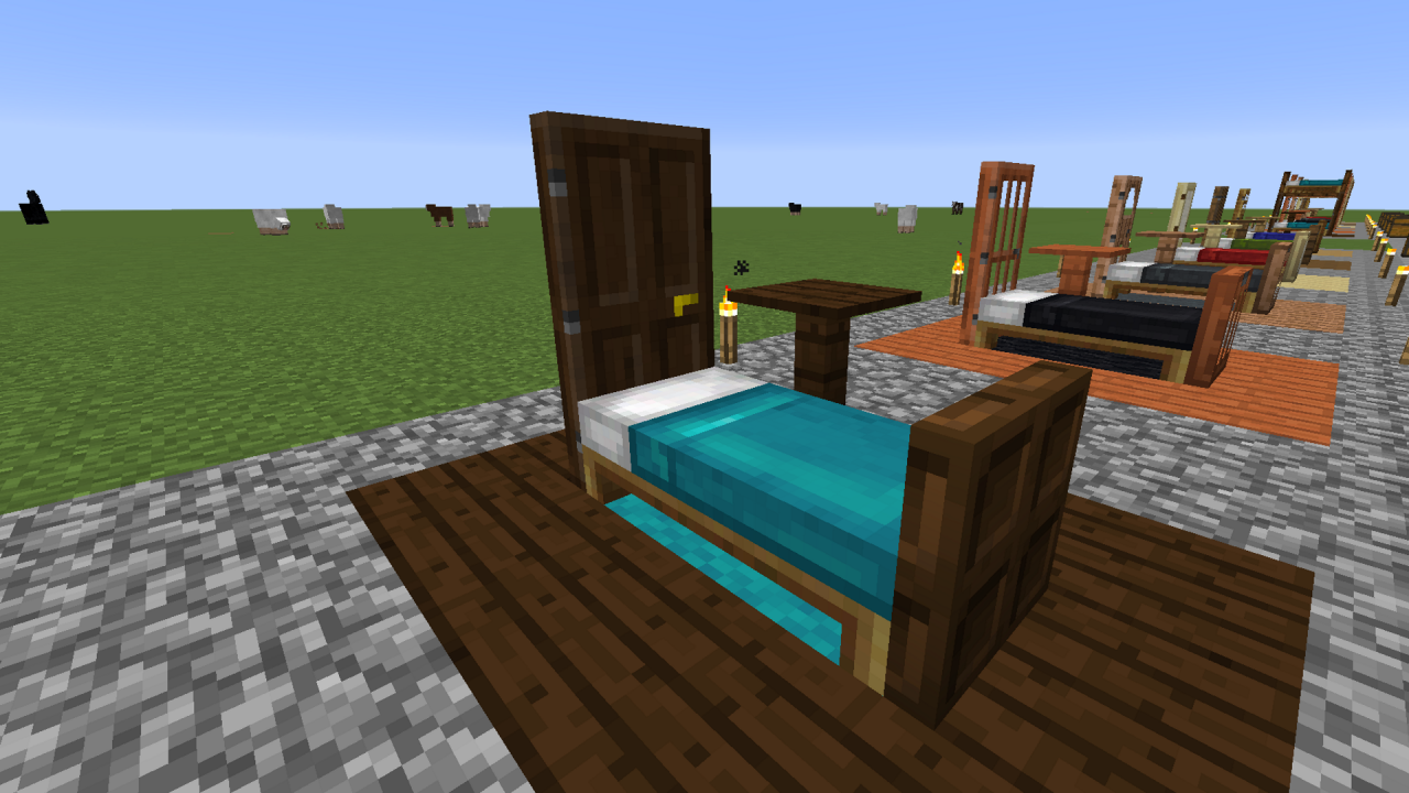 Four Very Nice Minecraft Beds Minecraft Map
