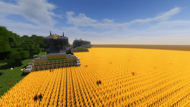 Combine harvester Minecraft Map
