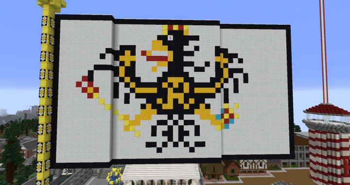 Prussian Eagle Banner Minecraft Map