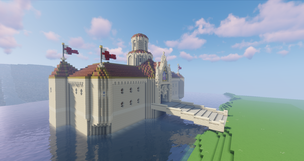 Princess Peach Castle Minecraft