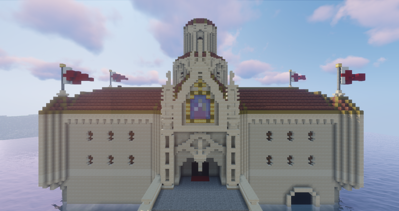 Princess Peach's Castle Super Smash Bros Melee Minecraft Map