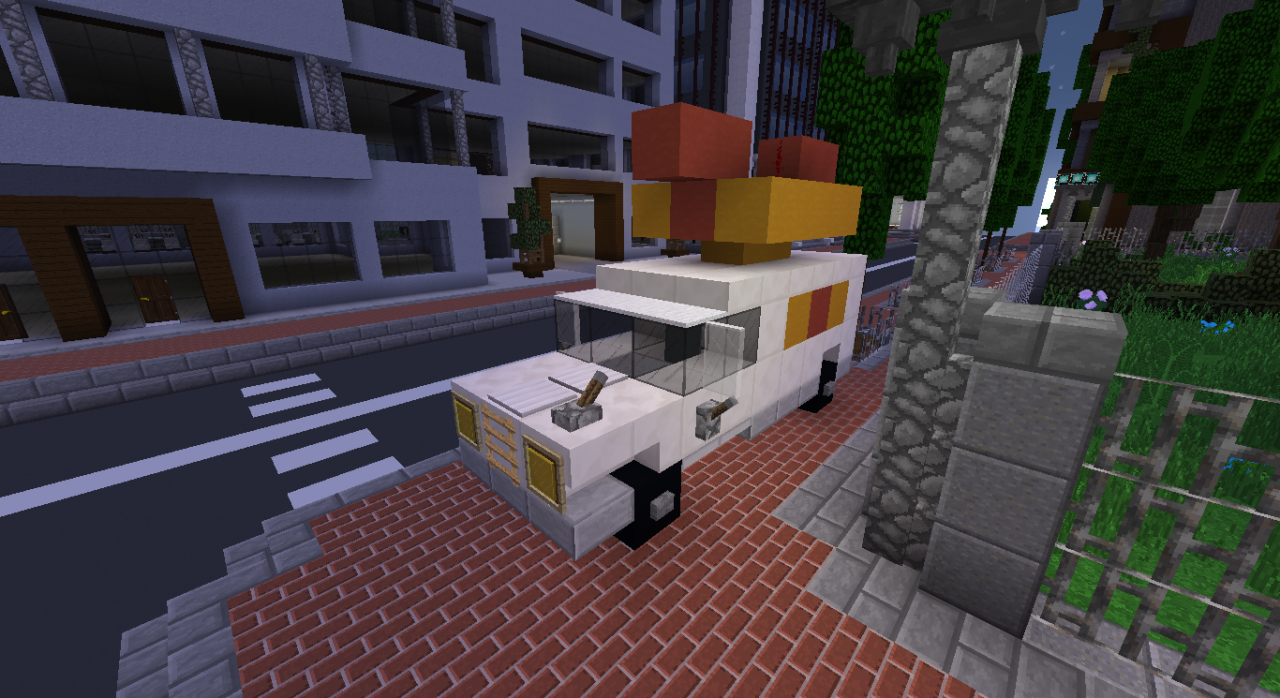 Hotdog Truck Minecraft Map