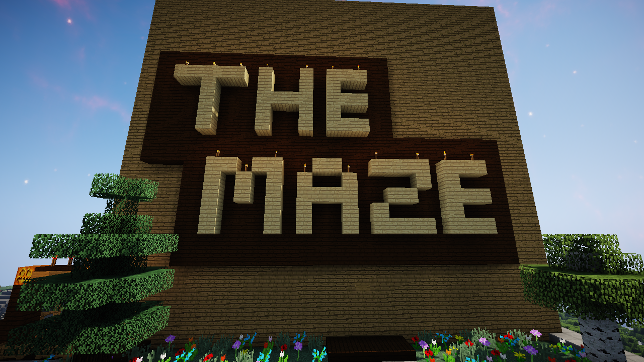 WOODEN FENCE MAZE! Minecraft Map