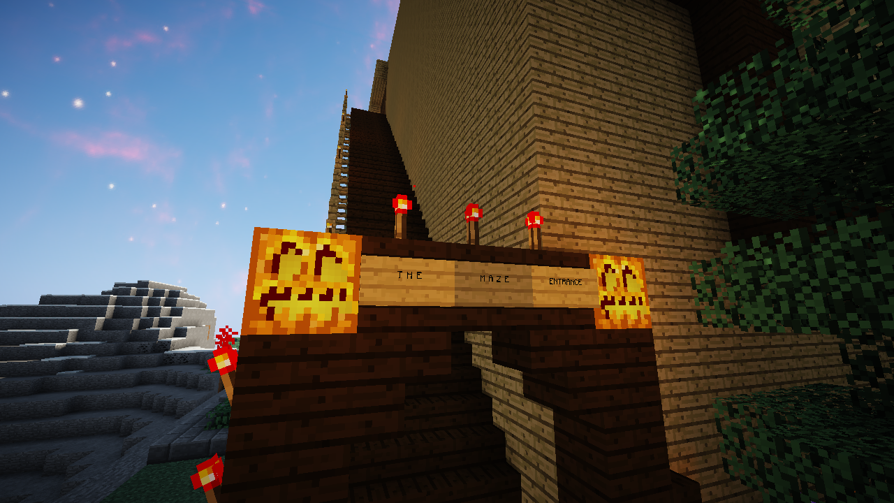 WOODEN FENCE MAZE! Minecraft Map