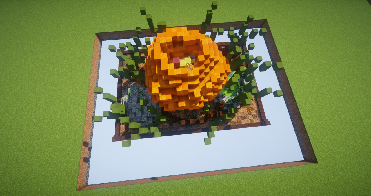 Spooky Garden Pumpkin Carving Contest Minecraft Map