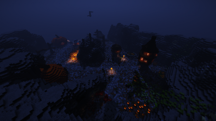 Halloween Pumpkin Village Minecraft Map