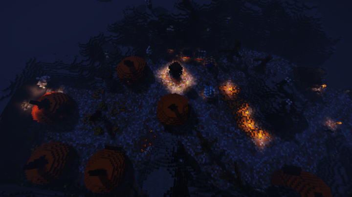 Halloween Pumpkin Village Minecraft Map